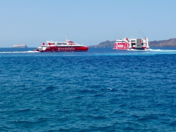 С Крита на Санторини на пароме 2020