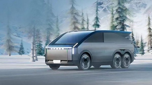 Китайский фургон с вертолётом в багажнике обретает товарную суть Китайский фургон с вертолётом в багажнике обретает товарную суть