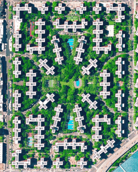 18 городов и районов с уникальной урбанистической планировкой