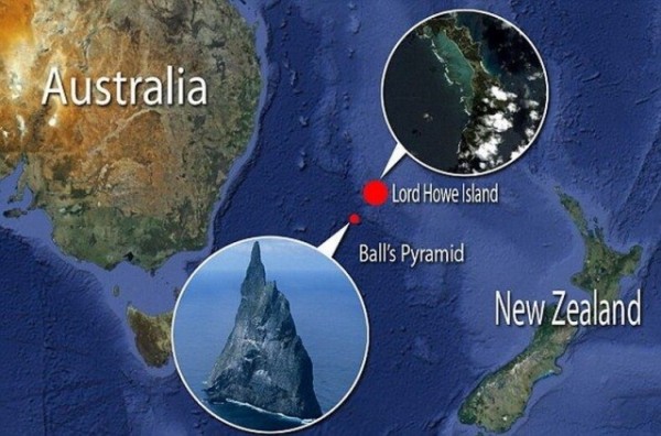 Пирамида Болла - самая большая скала в море (22 фото) Пирамида Болла - самая большая скала в море (22 фото)