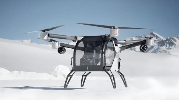 Китайский фургон с вертолётом в багажнике обретает товарную суть Китайский фургон с вертолётом в багажнике обретает товарную суть