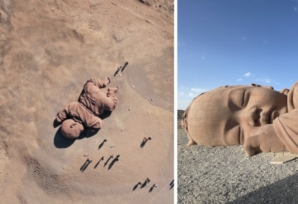Как гигантский младенец оказался посреди пустыни: Почему его называют Сын Земли и какие смыслы он хранит