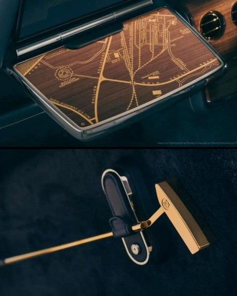 Rolls-Royce представил Phantom Goldfinger, созданный к 60-летию фильма о Джеймсе Бонде (7 фото) Rolls-Royce представил Phantom Goldfinger, созданный к 60-летию фильма о Джеймсе Бонде (7 фото)