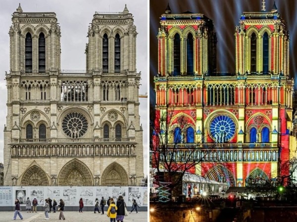 Как ночная подсветка меняет знаменитые сооружения: фото днём и ночью