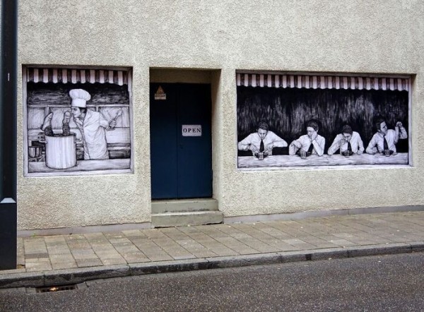 Уличное искусство художника Levalet (30 фото)