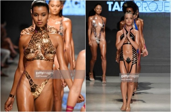 Модный тренд: купальники из изоленты