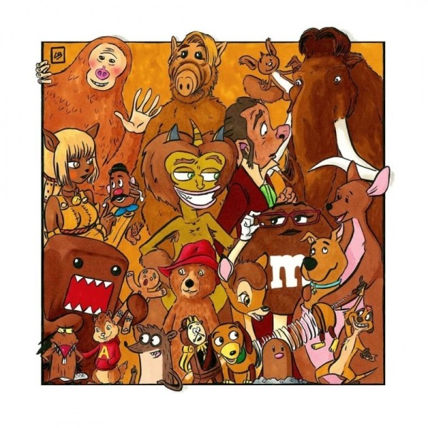 Известные персонажи поп-культуры по цветам (11 фото)