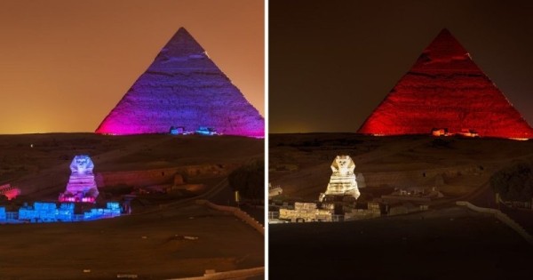 Как ночная подсветка меняет знаменитые сооружения: фото днём и ночью