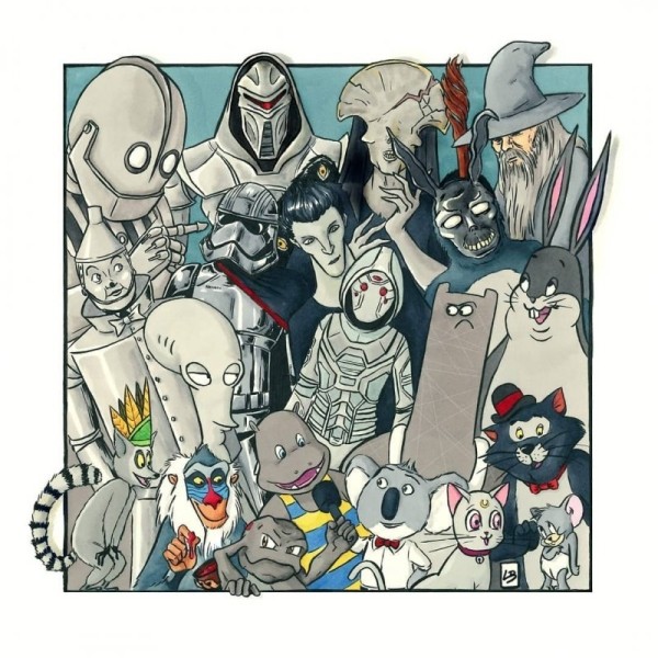 Известные персонажи поп-культуры по цветам (11 фото)