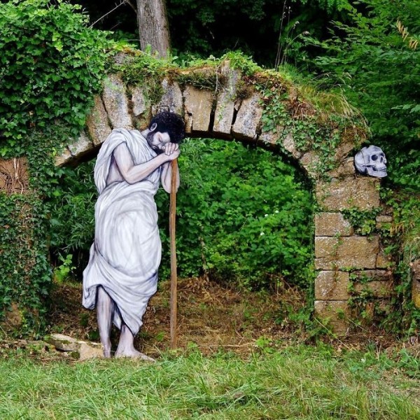 Уличное искусство художника Levalet (30 фото)