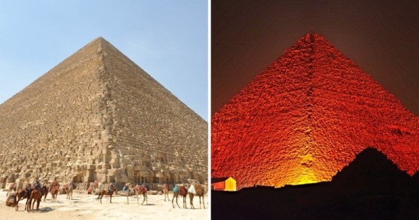 Как ночная подсветка меняет знаменитые сооружения: фото днём и ночью