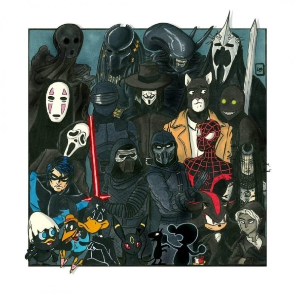 Известные персонажи поп-культуры по цветам (11 фото)