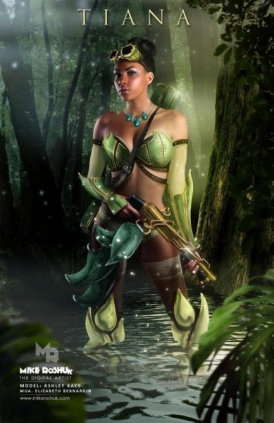 Сказочные принцессы в роли воительниц (9 фото)