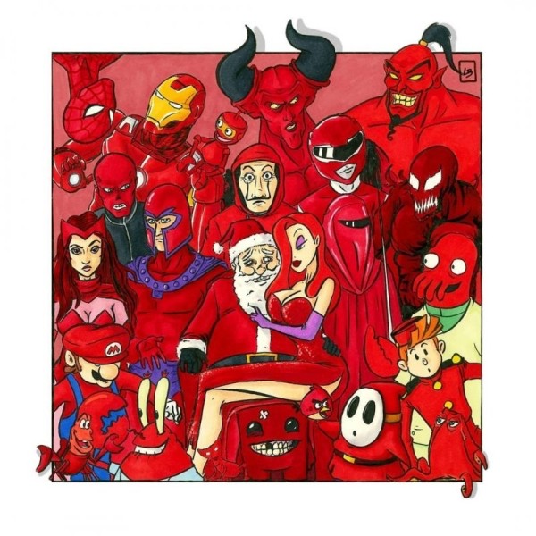 Известные персонажи поп-культуры по цветам (11 фото)