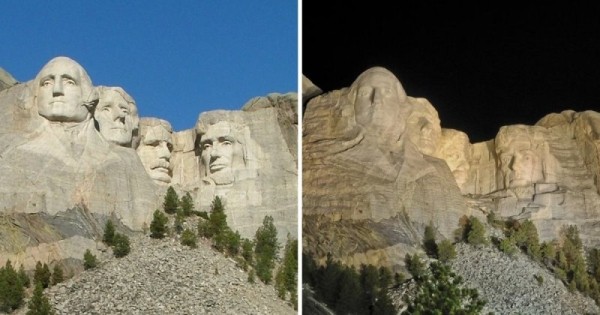 Как ночная подсветка меняет знаменитые сооружения: фото днём и ночью