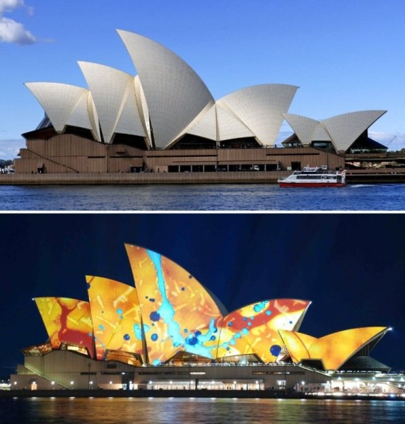 Как ночная подсветка меняет знаменитые сооружения: фото днём и ночью