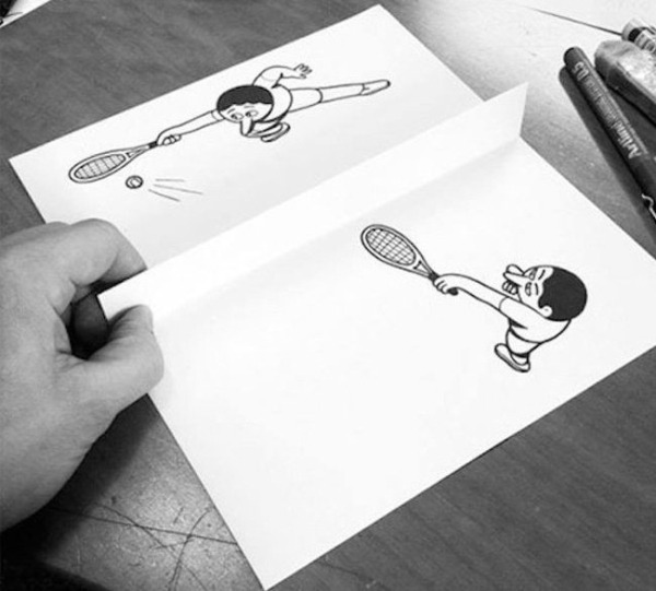 Манипуляция с бумагой от HuskMitNavn (19 фото)