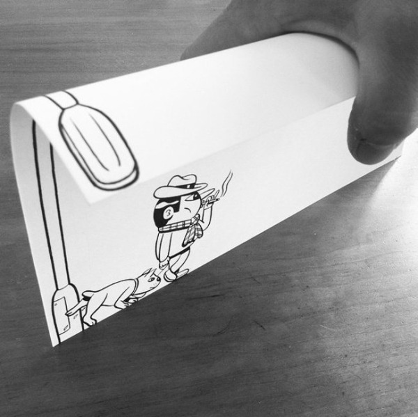 Манипуляция с бумагой от HuskMitNavn (19 фото)