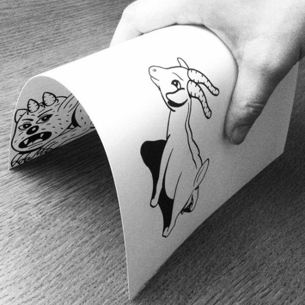 Манипуляция с бумагой от HuskMitNavn (19 фото)