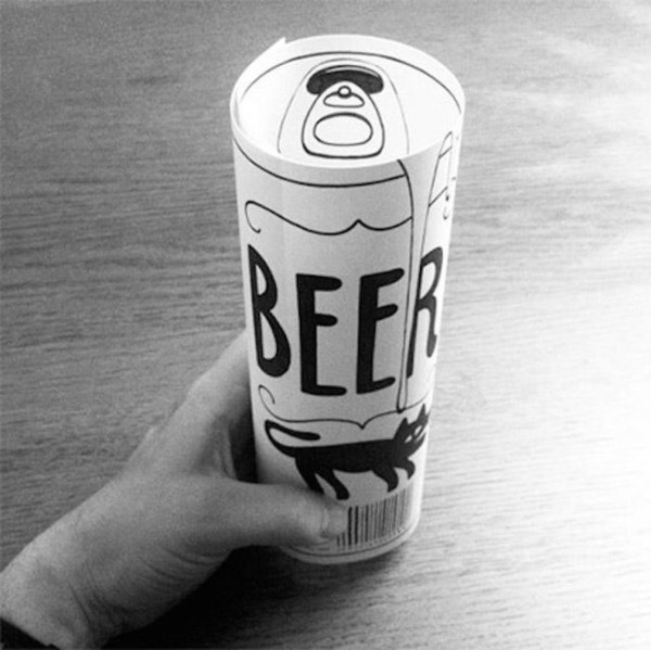 Манипуляция с бумагой от HuskMitNavn (19 фото)