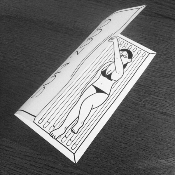 Манипуляция с бумагой от HuskMitNavn (19 фото)