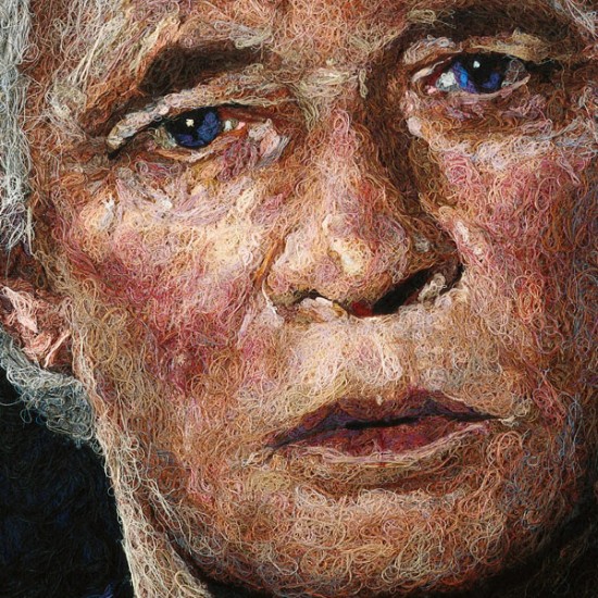 Портреты из расплавленного пластилина (5 фото)