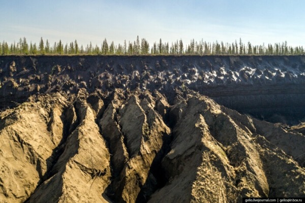 «Врата в ад»: как образовался самый большой кратер из-за таяния вечной мерзлоты «Врата в ад»: как образовался самый большой кратер из-за таяния вечной мерзлоты