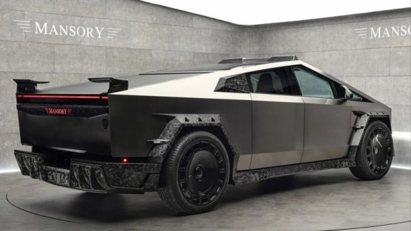 Ателье Mansory приложило руку к электромобилю Tesla Cybertruck