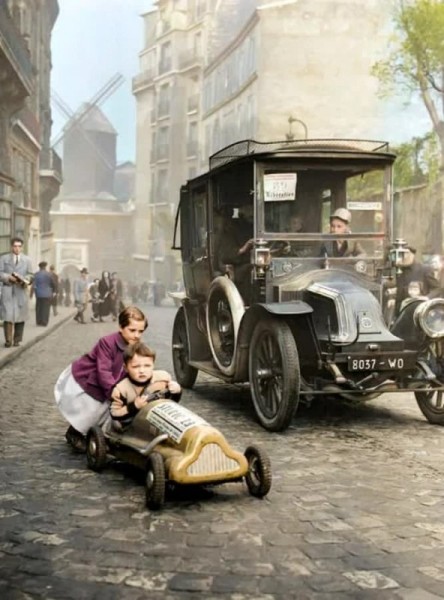 20 редких раскрашенных ретро-фото Европы XX века 20 редких раскрашенных ретро-фото Европы XX века