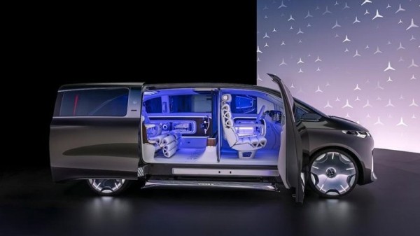 Mercedes-Benz Vision V: Прототип электромобиля будущего для минивэнов Mercedes-Benz Vision V: Прототип электромобиля будущего для минивэнов