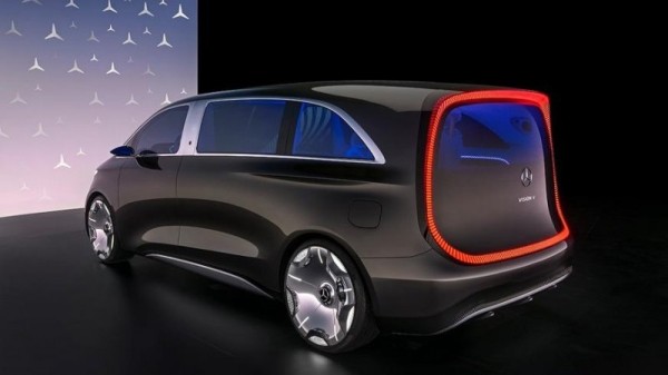 Mercedes-Benz Vision V: Прототип электромобиля будущего для минивэнов Mercedes-Benz Vision V: Прототип электромобиля будущего для минивэнов