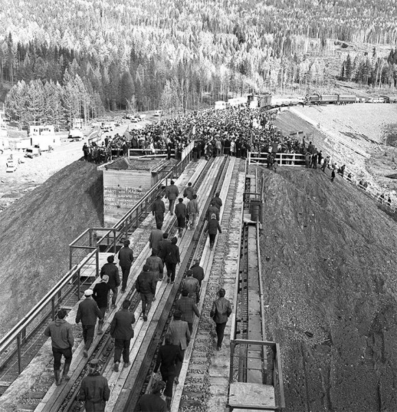 Редкие фотографии строительства БАМа Редкие фотографии строительства БАМа