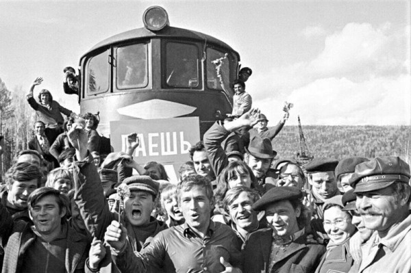 Редкие фотографии строительства БАМа Редкие фотографии строительства БАМа