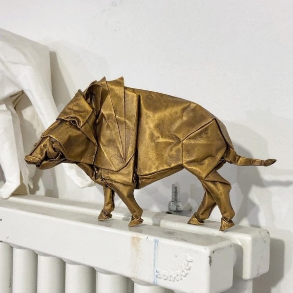 Швейцарский художник, который возводит оригами на новый уровень (12 фото)