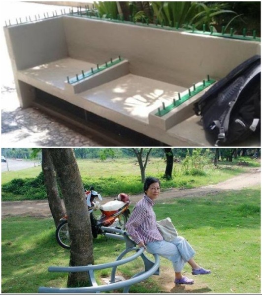 Анти-бездомная архитектура: новаторский дизайн или жесткая дискриминация