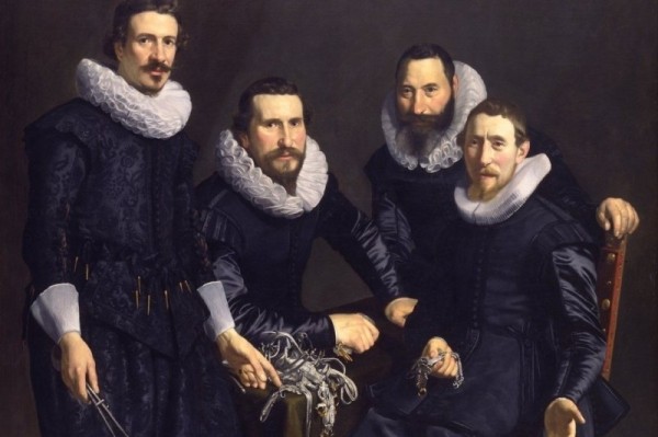 С какой целью европейские мужчины носили эти странные воротники в XVI-XVII веках? С какой целью европейские мужчины носили эти странные воротники в XVI-XVII веках?