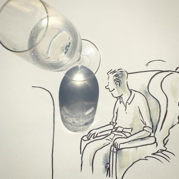 Игра с тенью от Винсента Баля (21 фото) Игра с тенью от Винсента Баля (21 фото)