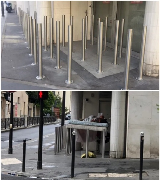 Анти-бездомная архитектура: новаторский дизайн или жесткая дискриминация