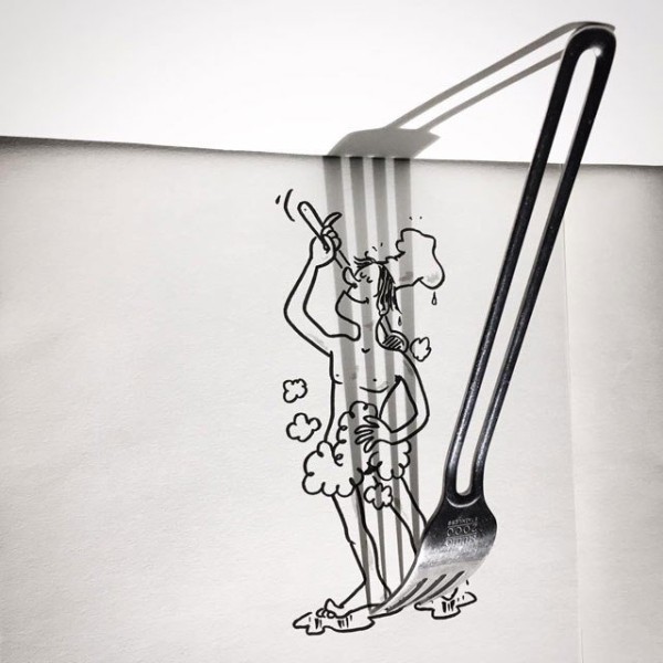 Игра с тенью от Винсента Баля (21 фото) Игра с тенью от Винсента Баля (21 фото)