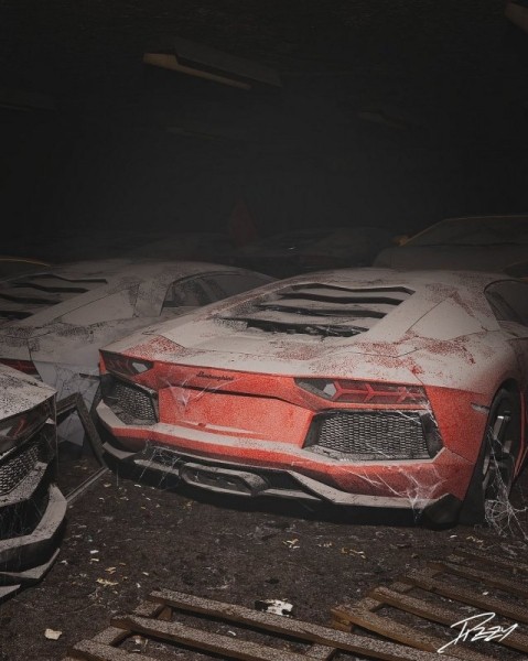 Дорогостоящие суперкары, брошенные пылиться в гаражах