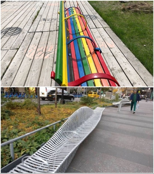 Анти-бездомная архитектура: новаторский дизайн или жесткая дискриминация