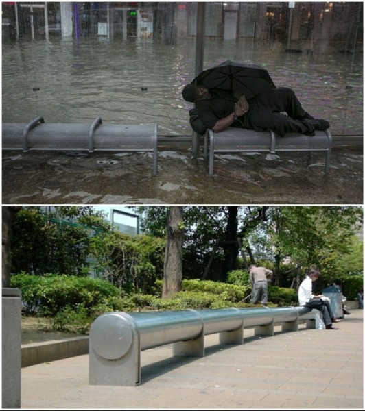 Анти-бездомная архитектура: новаторский дизайн или жесткая дискриминация