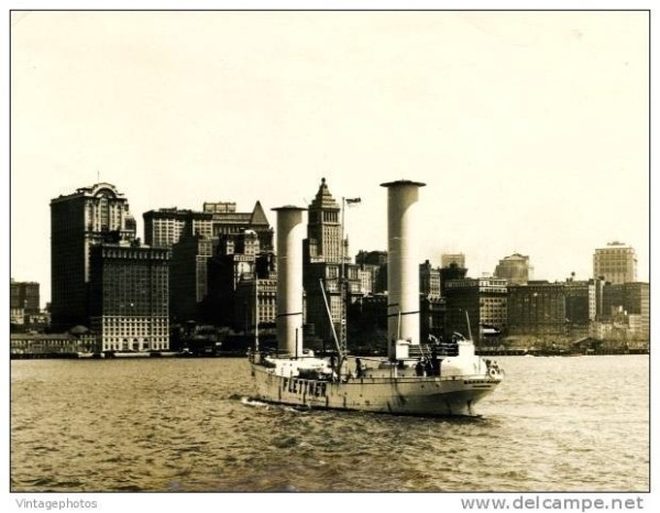 Паруса в виде колонн: эффект Магнуса Паруса в виде колонн: эффект Магнуса