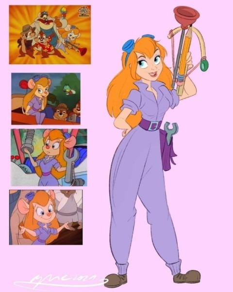 Художник превращает диснеевских персонажей-животных в людей, а персонажей-людей — в животных (16 фото) Художник превращает диснеевских персонажей-животных в людей, а персонажей-людей — в животных (16 фото)