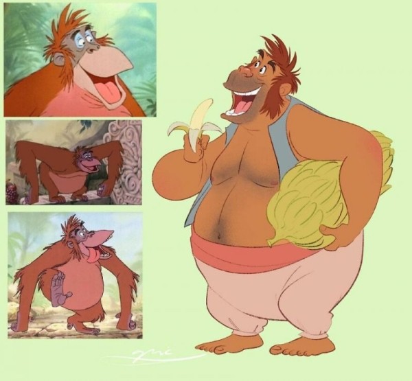 Художник превращает диснеевских персонажей-животных в людей, а персонажей-людей — в животных (16 фото) Художник превращает диснеевских персонажей-животных в людей, а персонажей-людей — в животных (16 фото)