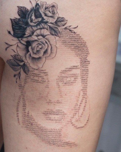 ASCII-татуировки от Андреаса Вронтиса (19 фото)