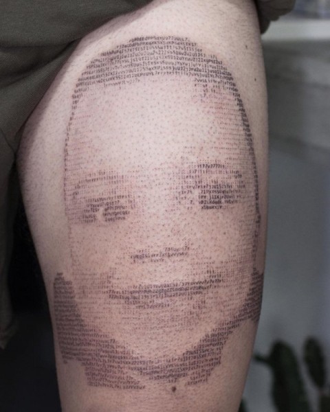 ASCII-татуировки от Андреаса Вронтиса (19 фото)