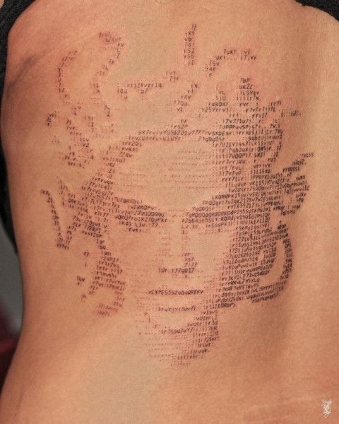 ASCII-татуировки от Андреаса Вронтиса (19 фото)