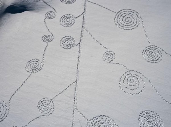 Снежные рисунки от Сони Хинричсен (28 фото) Снежные рисунки от Сони Хинричсен (28 фото)