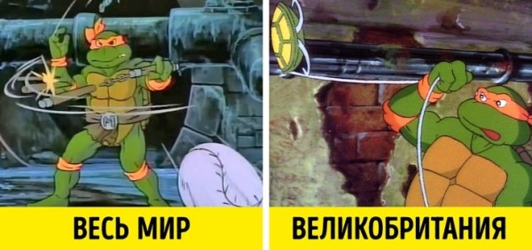 17 популярных мультфильмов, которые по-разному выглядят во всем мире
